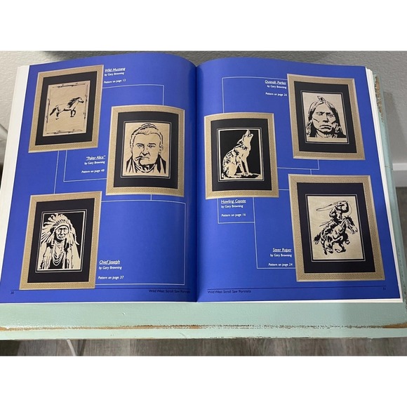 Wild West Scroll Saw Portraits: Over 50 Patterns for Native Americans,...‎ - Picture 4 of 8